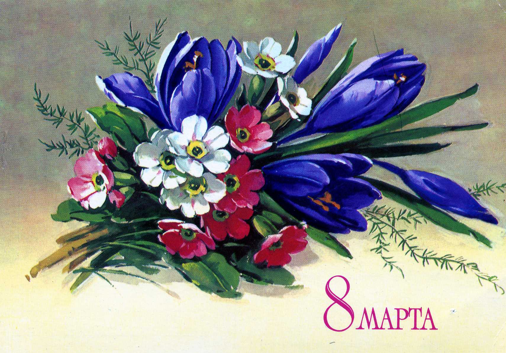 Цветы С Поздравлением Марта