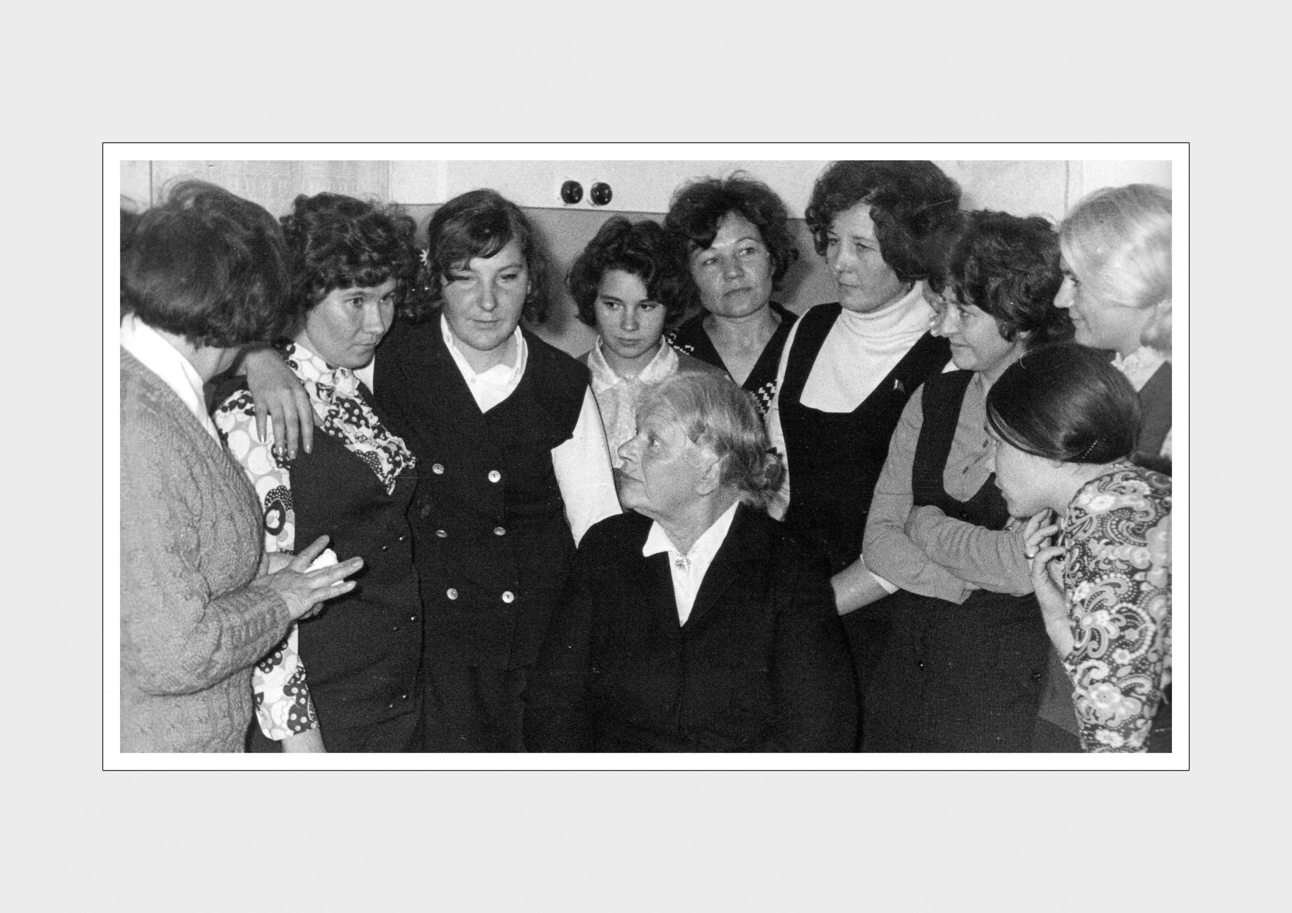 Крогиус Ф. В. с молодыми сотрудниками
1971 г.
