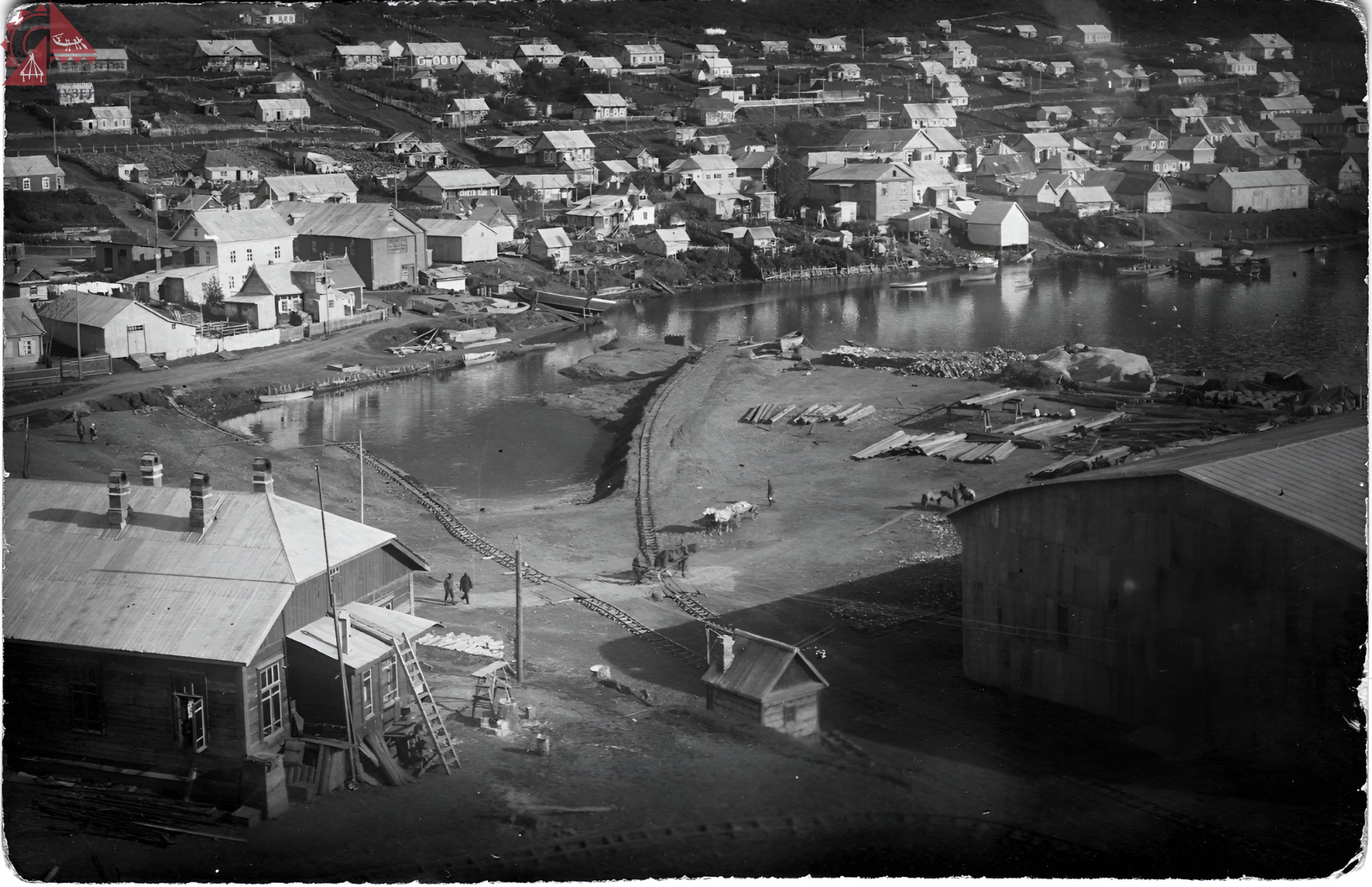 Строительство петропавловского порта. 1929г.